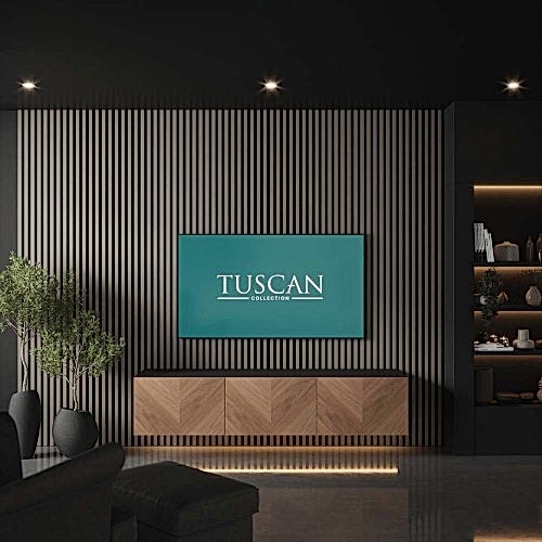 Smoked Grey Acoustic Wall Panel 60x240cm (per panel)