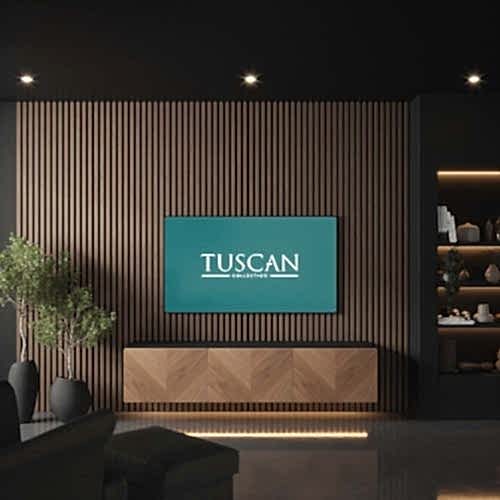 Walnut Acoustic Wall Panel 60x240cm (per panel)