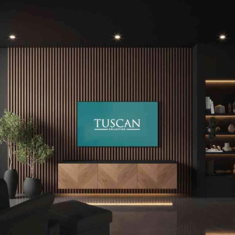 Walnut Acoustic Wall Panel 60x240cm (per panel)