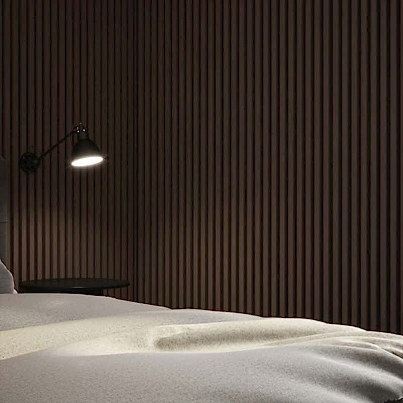 Walnut Acoustic Wall Panel 60x240cm (per panel)