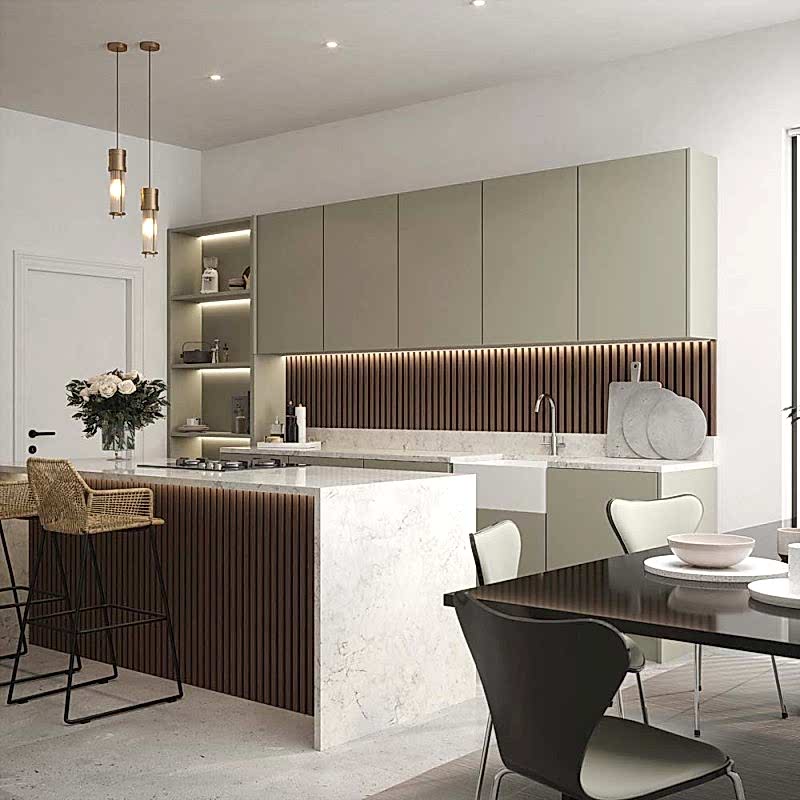 Walnut Acoustic Wall Panel 60x240cm (per panel)